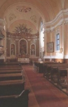 Komárom - A szőnyi római katolikus templom belső tere